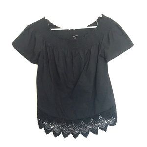 Black Who What Wear top